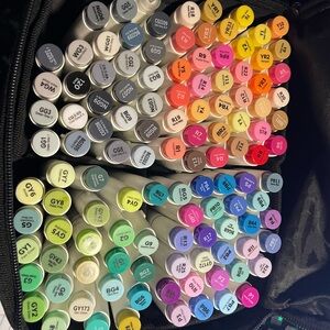 Ohuhu Brush-tip Marker Set